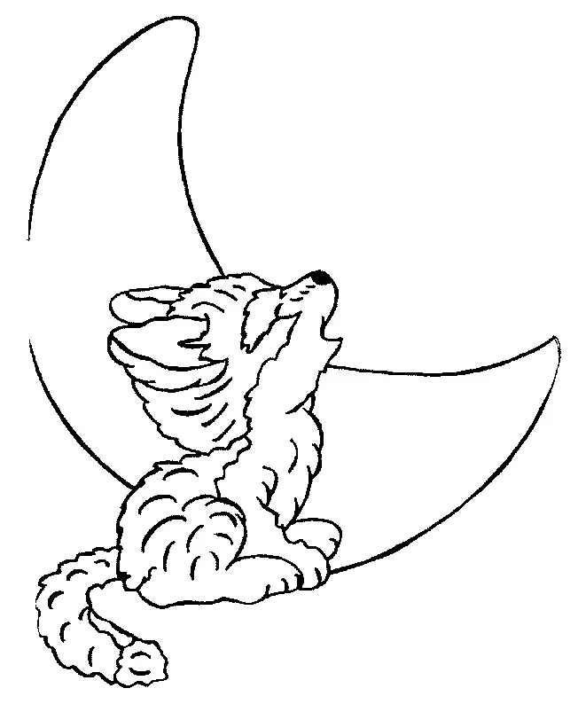 Wolf Coloring Pages