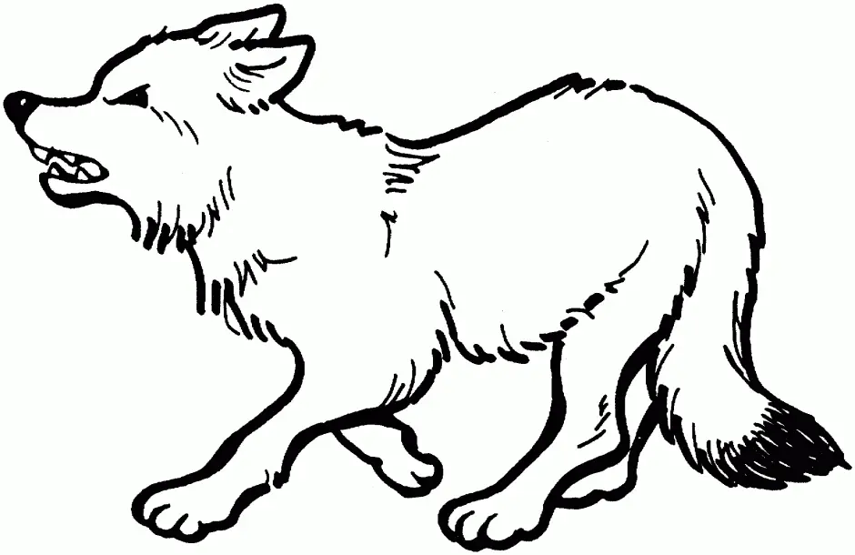 Wolf Coloring Pages