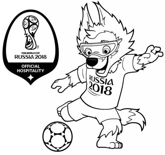 World Cup Logo Coloring Pages