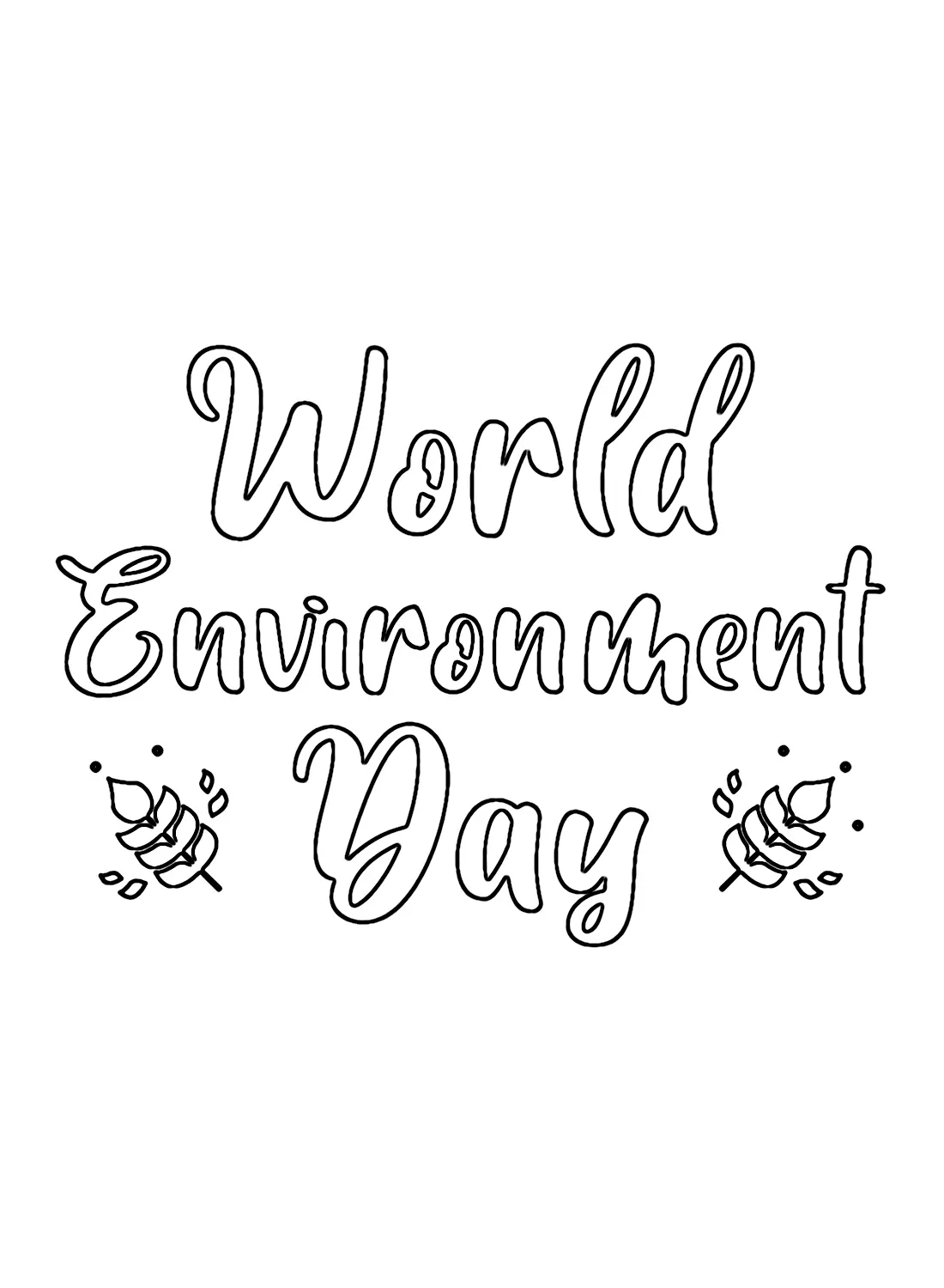 World Environment Day Coloring Pages