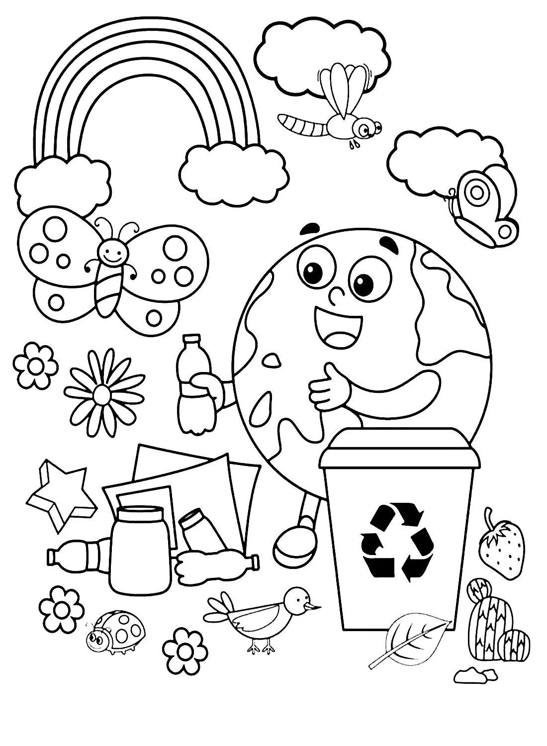 World Environment Day Coloring Pages