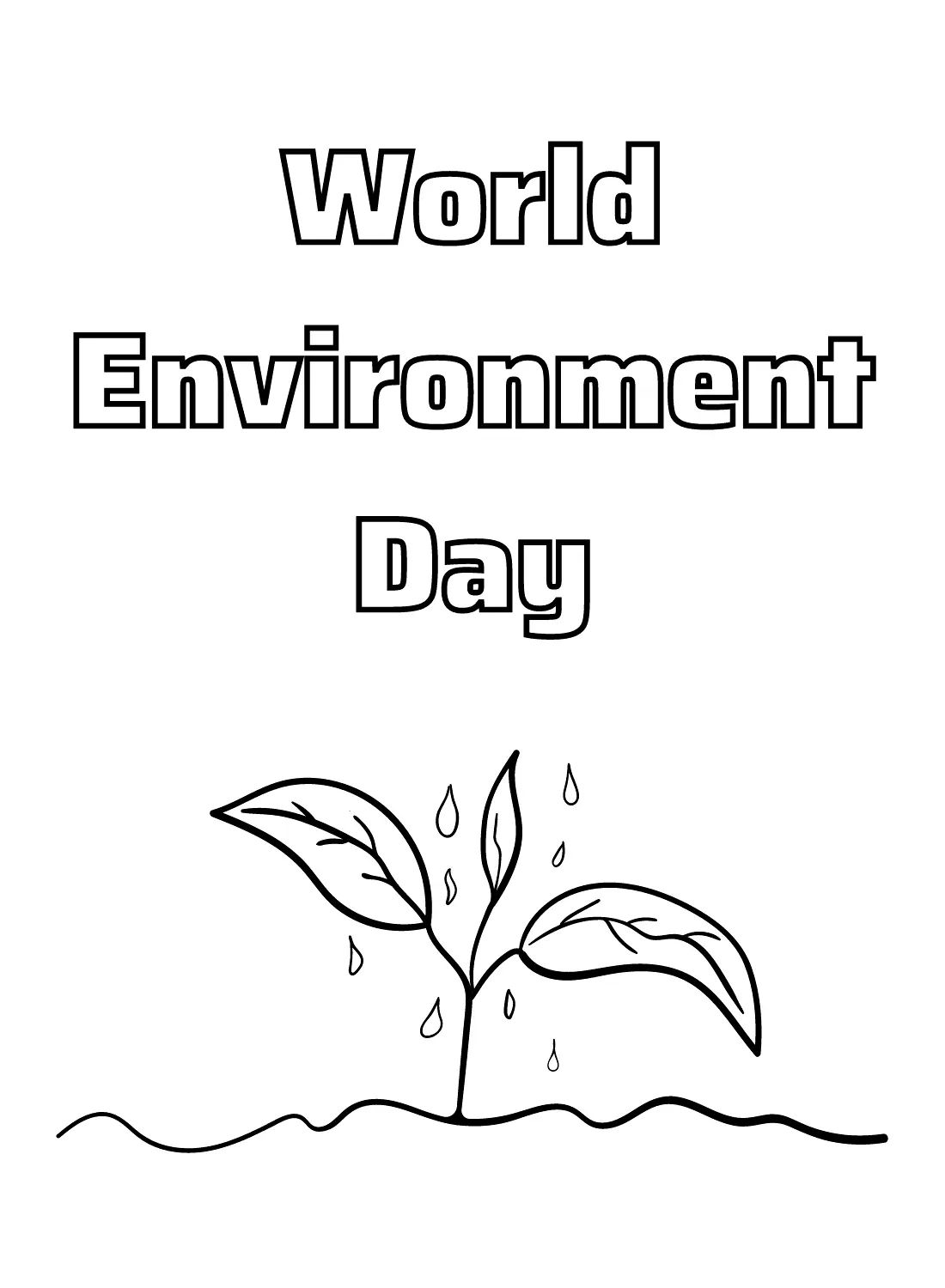 World Environment Day Coloring Pages