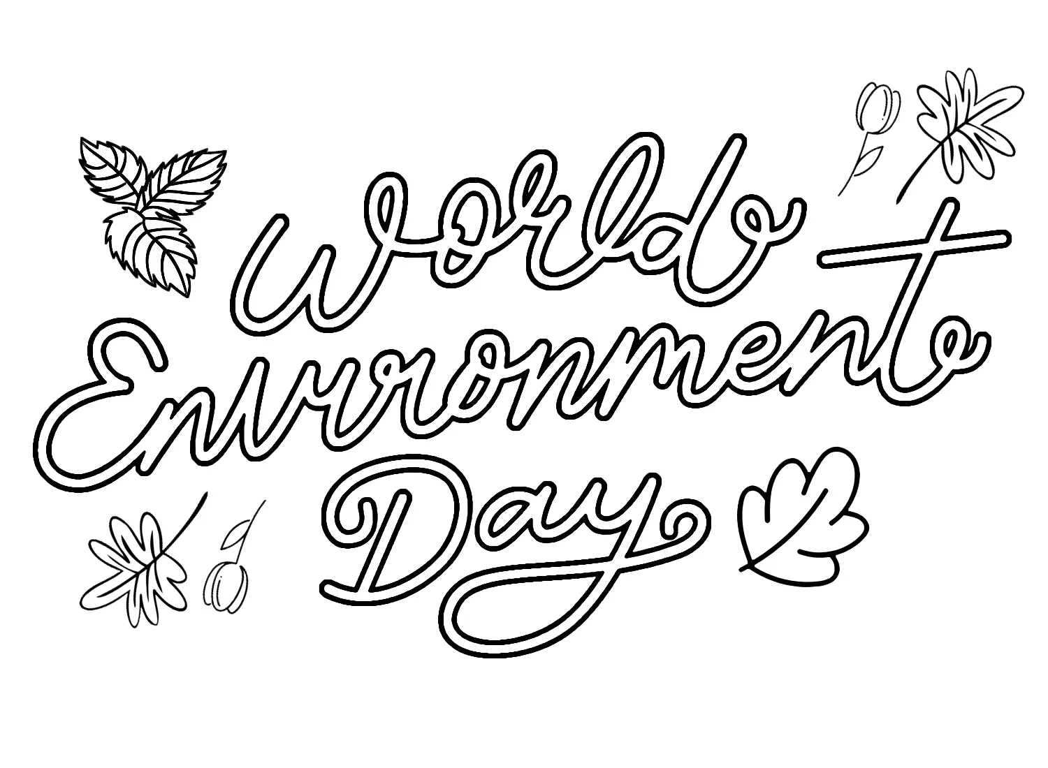 World Environment Day Coloring Pages