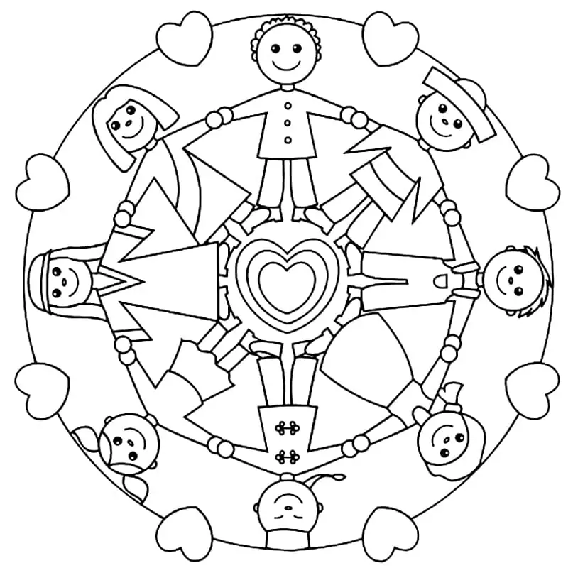 World Thinking Day Coloring Pages