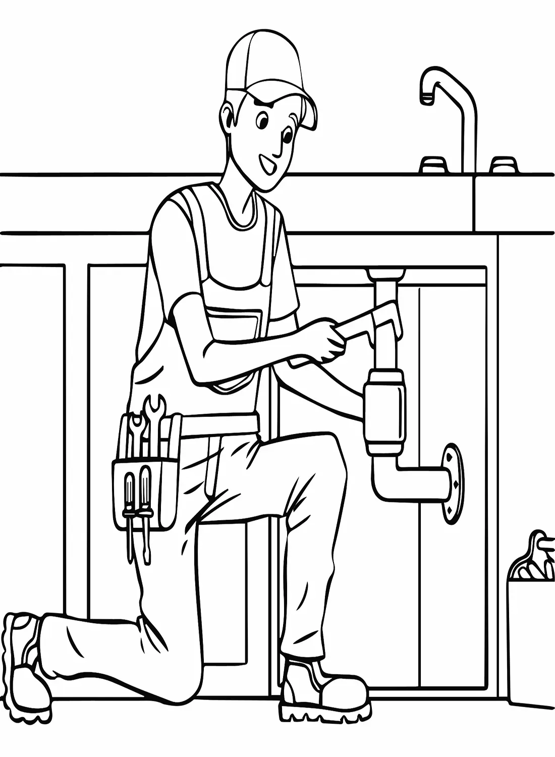 Wrench Coloring Pages