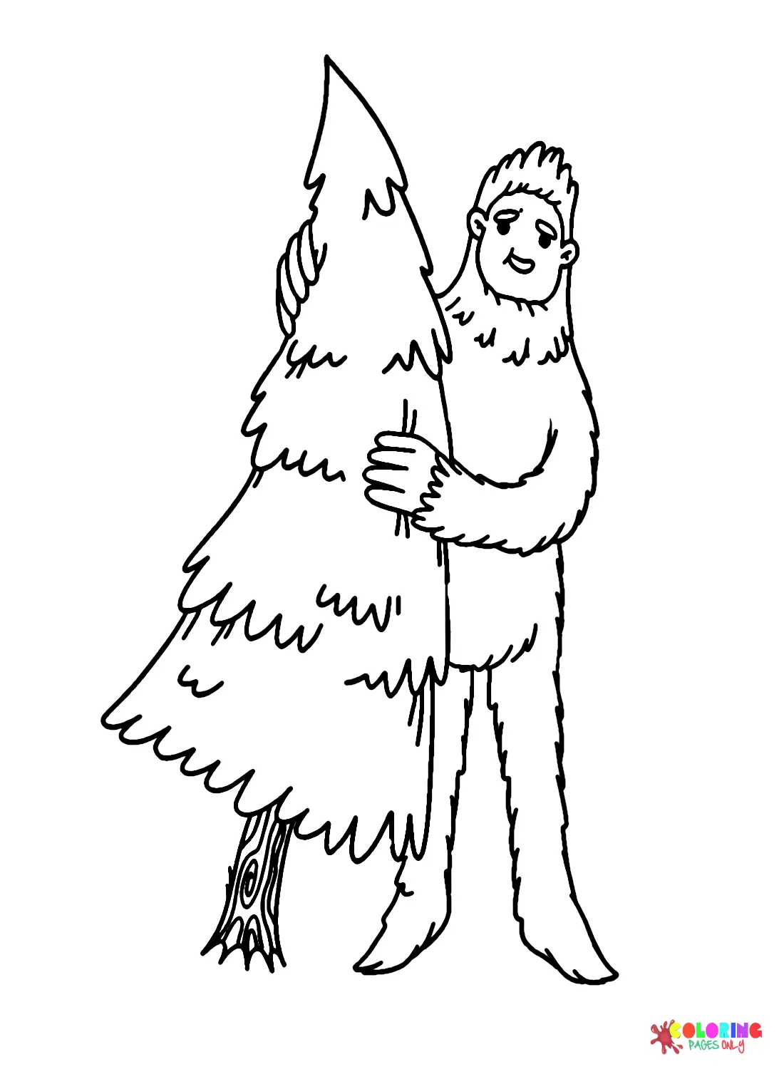 Yeti Coloring Pages
