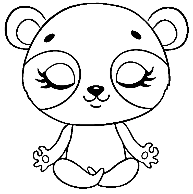 Yoga Coloring Pages