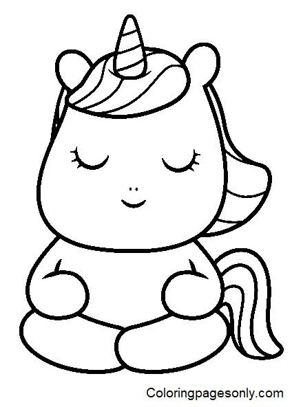 Yoga Coloring Pages