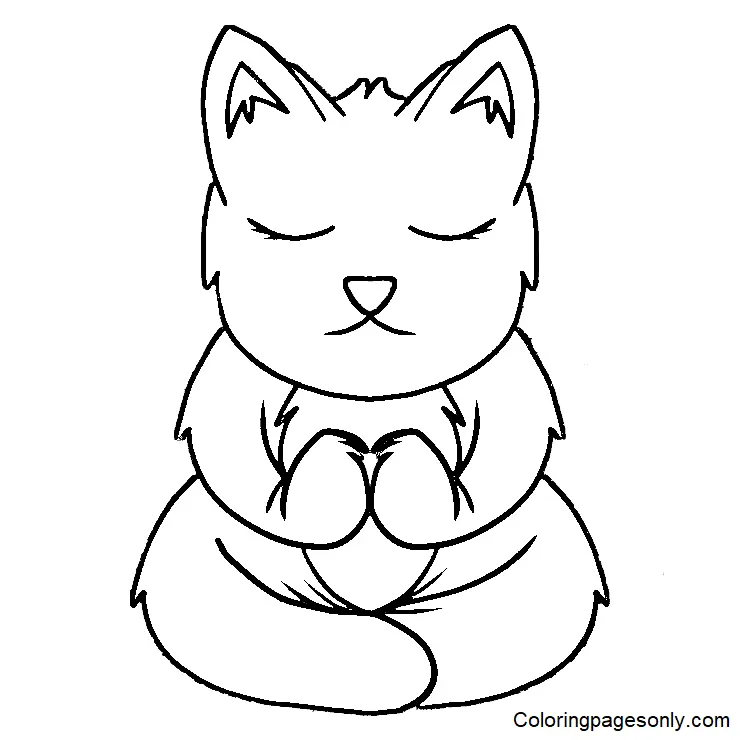 Yoga Coloring Pages