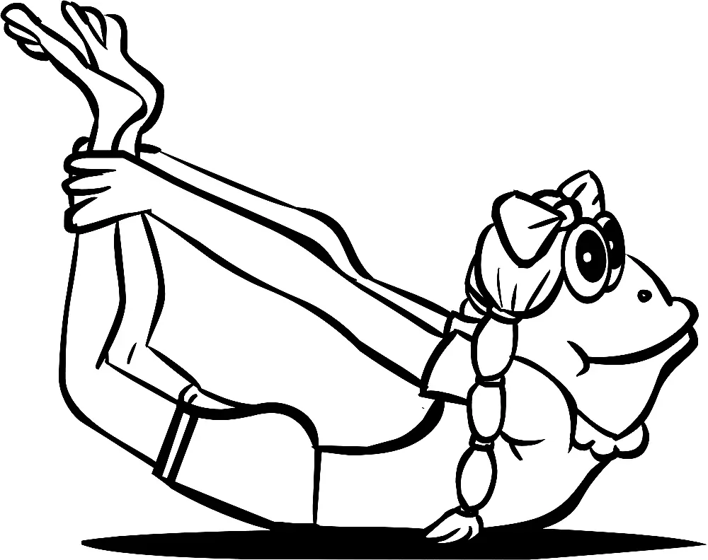 Yoga Coloring Pages