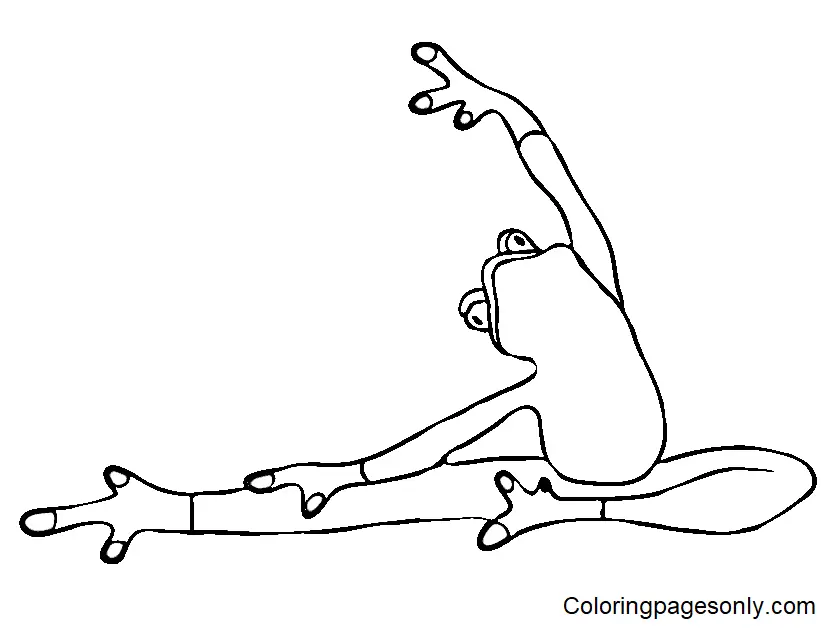 Yoga Coloring Pages