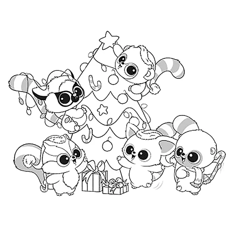 Yoohoo and Friends Coloring Pages