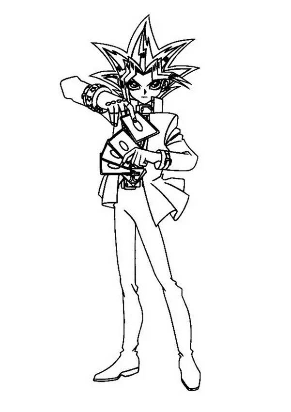 Yu Gi Oh Coloring Pages